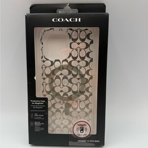 Coach Signature C MagSafe Protective Case for iPhone 15 Pro Max
